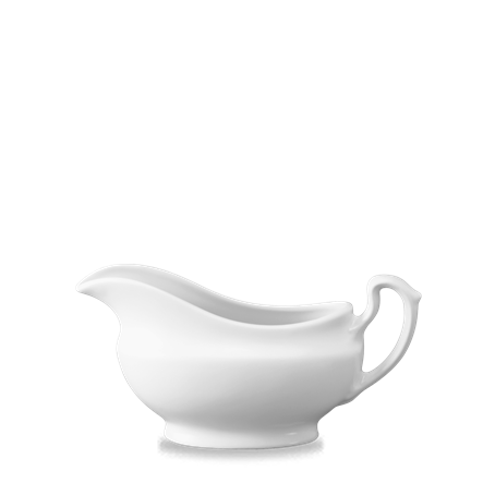 White  Gravy Boat 13oz